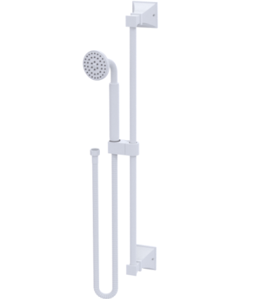 Rubinet 4GMQ0 Adjustable Slide Bar With Hand Held Shower Assembly