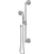 Rubinet 4GRM0 Adjustable Slide Bar With Hand Held Shower Assembly
