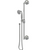 Rubinet 4GRM0 Adjustable Slide Bar With Hand Held Shower Assembly