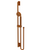 Rubinet 4GRT0 Adjustable Slide Bar With Hand Held Shower Assembly