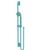 Rubinet 4GRT0 Adjustable Slide Bar With Hand Held Shower Assembly