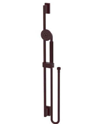 Rubinet 4GRT0 Adjustable Slide Bar With Hand Held Shower Assembly