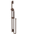 Rubinet 4GRT0 Adjustable Slide Bar With Hand Held Shower Assembly