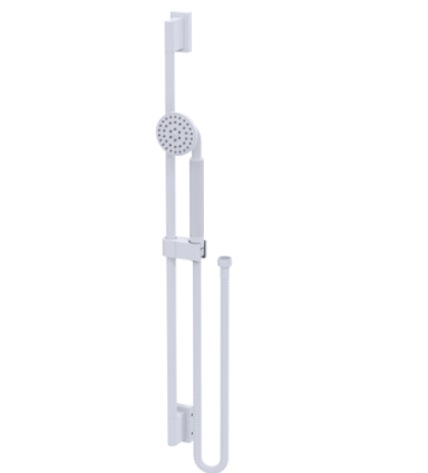 Rubinet 4GRT0 Adjustable Slide Bar With Hand Held Shower Assembly