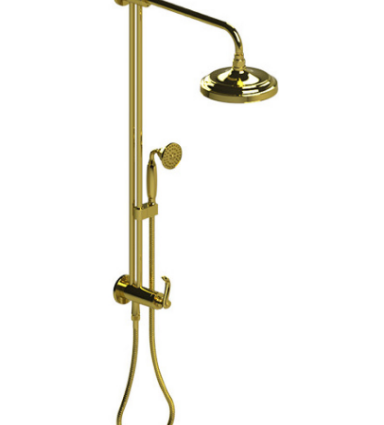 Rubinet 4UET2 Bar With Iet At Shower Head, Include 8 Shower Head, 12 Shower Arm, 30 Adjustable Slide Bar (Can Be Cut To Suit), Hand Held Shower Diverter - Parent