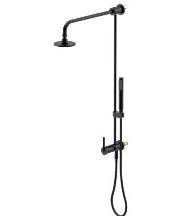 Rubinet 4UGN1 Bar With Iet At Diverter. IncludeLasalle Shower Head, 12 Shower Arm, 30 Adjustable Slide Bar (Can Be Cut To Suit), Hand Held Shower Diverter