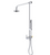 Rubinet 4UGN1 Bar With Iet At Diverter. IncludeLasalle Shower Head, 12 Shower Arm, 30 Adjustable Slide Bar (Can Be Cut To Suit), Hand Held Shower Diverter
