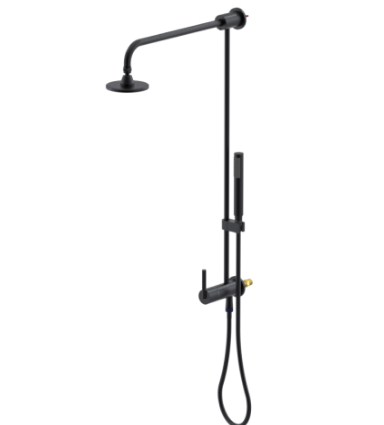 Rubinet 4UGN1 Bar With Iet At Diverter. IncludeLasalle Shower Head, 12 Shower Arm, 30 Adjustable Slide Bar (Can Be Cut To Suit), Hand Held Shower Diverter