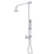 Rubinet 4UGN1 Bar With Iet At Diverter. IncludeLasalle Shower Head, 12 Shower Arm, 30 Adjustable Slide Bar (Can Be Cut To Suit), Hand Held Shower Diverter
