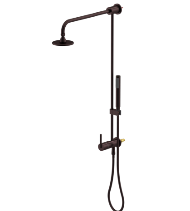 Rubinet 4UGN1 Bar With Iet At Diverter. IncludeLasalle Shower Head, 12 Shower Arm, 30 Adjustable Slide Bar (Can Be Cut To Suit), Hand Held Shower Diverter