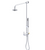 Rubinet 4UGN1 Bar With Iet At Diverter. IncludeLasalle Shower Head, 12 Shower Arm, 30 Adjustable Slide Bar (Can Be Cut To Suit), Hand Held Shower Diverter
