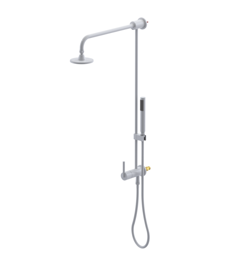 Rubinet 4UGN1 Bar With Iet At Diverter. IncludeLasalle Shower Head, 12 Shower Arm, 30 Adjustable Slide Bar (Can Be Cut To Suit), Hand Held Shower Diverter