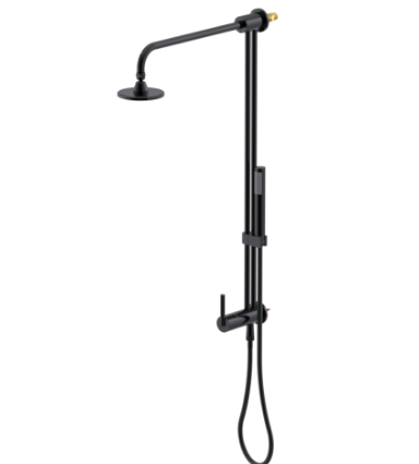 Rubinet 4UGN2 Bar With Iet At Shower Head. IncludeLasalle Shower Head, 12 Shower Arm, 30 Adjustable Slide Bar (Can Be Cut To Suit), Hand Held Shower Diver