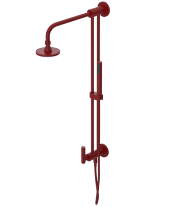 Rubinet 4UGN2 Bar With Iet At Shower Head. IncludeLasalle Shower Head, 12 Shower Arm, 30 Adjustable Slide Bar (Can Be Cut To Suit), Hand Held Shower Diver