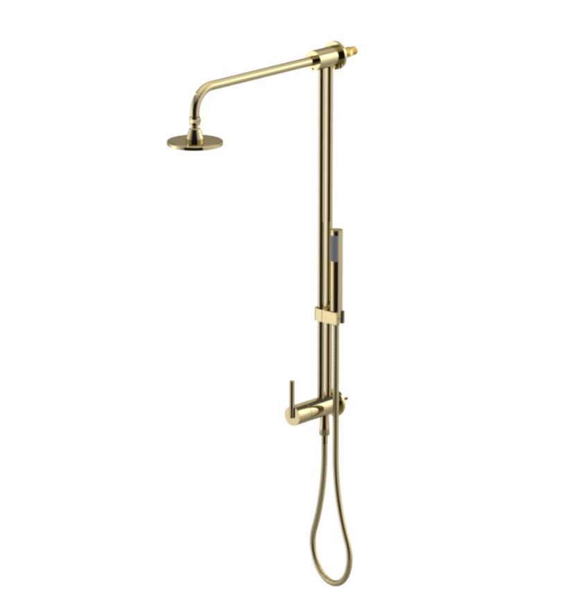 Rubinet 4UGN2 Bar With Iet At Shower Head. IncludeLasalle Shower Head, 12 Shower Arm, 30 Adjustable Slide Bar (Can Be Cut To Suit), Hand Held Shower Diver