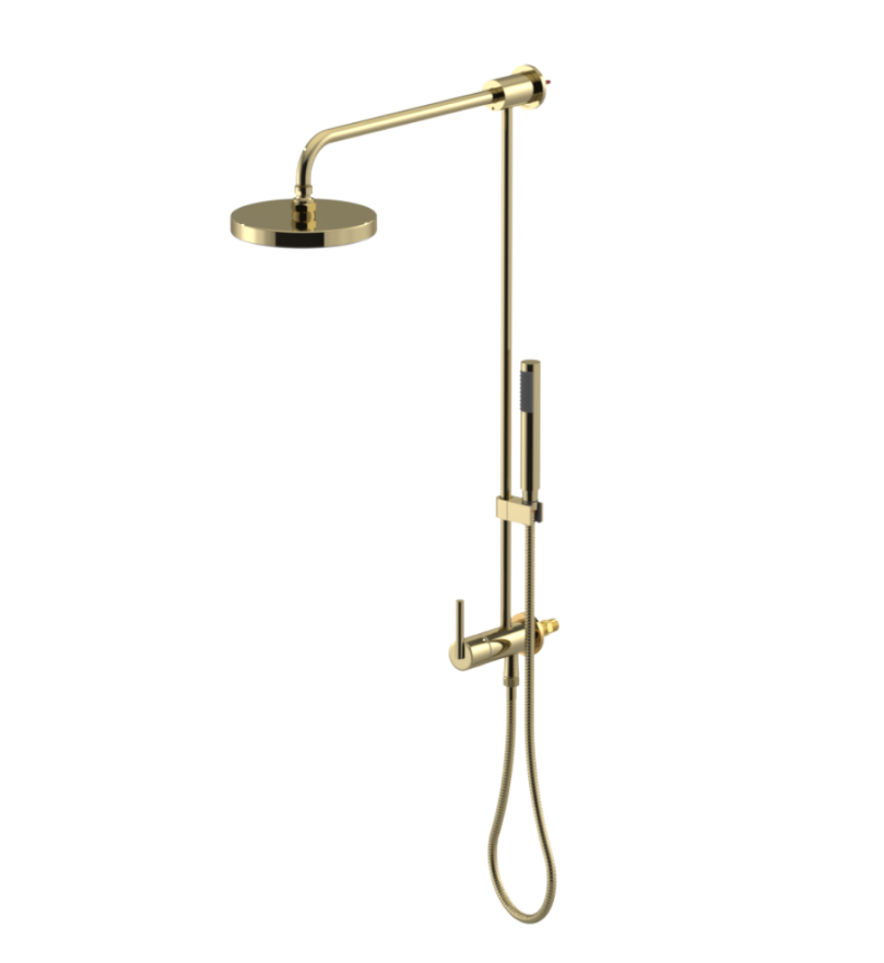 Rubinet 4UGN3 Bar With Iet At Diverter. IncludeLasalle Shower Head, 12 Shower Arm, 30 Adjustable Slide Bar (Can Be Cut To Suit), Hand Held Shower Diverter