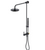 Rubinet 4UGN3 Bar With Iet At Diverter. IncludeLasalle Shower Head, 12 Shower Arm, 30 Adjustable Slide Bar (Can Be Cut To Suit), Hand Held Shower Diverter