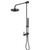 Rubinet 4UGN3 Bar With Iet At Diverter. IncludeLasalle Shower Head, 12 Shower Arm, 30 Adjustable Slide Bar (Can Be Cut To Suit), Hand Held Shower Diverter