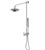 Rubinet 4UGN3 Bar With Iet At Diverter. IncludeLasalle Shower Head, 12 Shower Arm, 30 Adjustable Slide Bar (Can Be Cut To Suit), Hand Held Shower Diverter