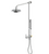 Rubinet 4UGN3 Bar With Iet At Diverter. IncludeLasalle Shower Head, 12 Shower Arm, 30 Adjustable Slide Bar (Can Be Cut To Suit), Hand Held Shower Diverter