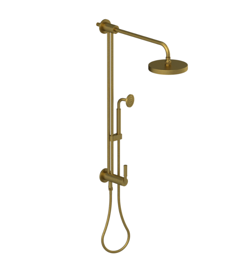 Rubinet 4UHO2 Bar With Iet At Shower Head, IncludeLasalle Shower Head, 12 Shower Arm, 30 Adjustable Slide Bar (Can Be Cut To Suit), Hand Held Shower Diver - Parent
