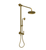 Rubinet 4UHO2 Bar With Iet At Shower Head, IncludeLasalle Shower Head, 12 Shower Arm, 30 Adjustable Slide Bar (Can Be Cut To Suit), Hand Held Shower Diver - Parent