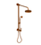 Rubinet 4UHO2 Bar With Iet At Shower Head, IncludeLasalle Shower Head, 12 Shower Arm, 30 Adjustable Slide Bar (Can Be Cut To Suit), Hand Held Shower Diver