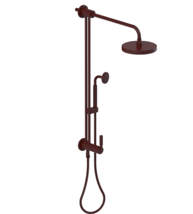 Rubinet 4UHO2 Bar With Iet At Shower Head, IncludeLasalle Shower Head, 12 Shower Arm, 30 Adjustable Slide Bar (Can Be Cut To Suit), Hand Held Shower Diver