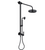 Rubinet 4UHO2 Bar With Iet At Shower Head, IncludeLasalle Shower Head, 12 Shower Arm, 30 Adjustable Slide Bar (Can Be Cut To Suit), Hand Held Shower Diver