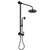 Rubinet 4UHO2 Bar With Iet At Shower Head, IncludeLasalle Shower Head, 12 Shower Arm, 30 Adjustable Slide Bar (Can Be Cut To Suit), Hand Held Shower Diver