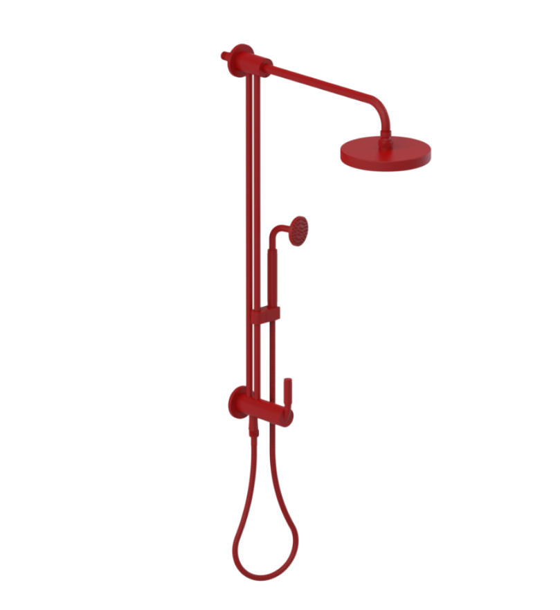Rubinet 4UHO2 Bar With Iet At Shower Head, IncludeLasalle Shower Head, 12 Shower Arm, 30 Adjustable Slide Bar (Can Be Cut To Suit), Hand Held Shower Diver