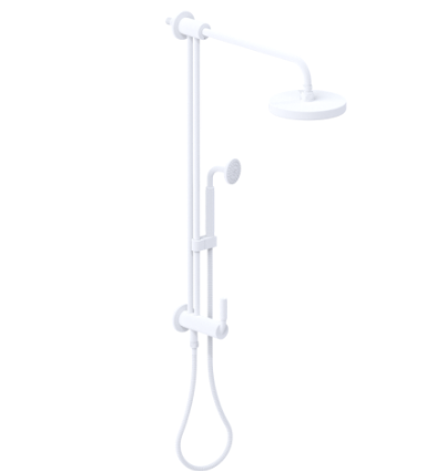 Rubinet 4UHO2 Bar With Iet At Shower Head, IncludeLasalle Shower Head, 12 Shower Arm, 30 Adjustable Slide Bar (Can Be Cut To Suit), Hand Held Shower Diver