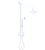 Rubinet 4UHO2 Bar With Iet At Shower Head, IncludeLasalle Shower Head, 12 Shower Arm, 30 Adjustable Slide Bar (Can Be Cut To Suit), Hand Held Shower Diver