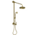 Rubinet 4UHO2 Bar With Iet At Shower Head, IncludeLasalle Shower Head, 12 Shower Arm, 30 Adjustable Slide Bar (Can Be Cut To Suit), Hand Held Shower Diver