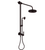 Rubinet 4UHO2 Bar With Iet At Shower Head, IncludeLasalle Shower Head, 12 Shower Arm, 30 Adjustable Slide Bar (Can Be Cut To Suit), Hand Held Shower Diver