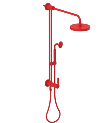Rubinet 4UHO2 Bar With Iet At Shower Head, IncludeLasalle Shower Head, 12 Shower Arm, 30 Adjustable Slide Bar (Can Be Cut To Suit), Hand Held Shower Diver