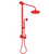 Rubinet 4UHO2 Bar With Iet At Shower Head, IncludeLasalle Shower Head, 12 Shower Arm, 30 Adjustable Slide Bar (Can Be Cut To Suit), Hand Held Shower Diver