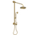 Rubinet 4UHO2 Bar With Iet At Shower Head, IncludeLasalle Shower Head, 12 Shower Arm, 30 Adjustable Slide Bar (Can Be Cut To Suit), Hand Held Shower Diver