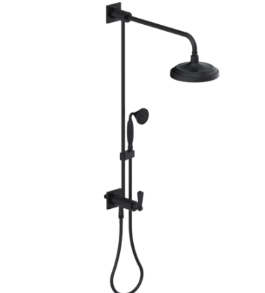 Rubinet 4UHX1 Bar With Iet At Diverter. Include 8 Shower Head, 12 Shower Arm, 30 Adjustable Slide Bar (Can Be Cut To Suite), Hand Held Shower Diverter