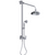 Rubinet 4UHX2 Bar With Iet At Diverter. Include 8 Shower Head, 12 Shower Arm, 30 Adjustable Slide Bar (Can Be Cut To Suite), Hand Held Shower Diverter - Parent
