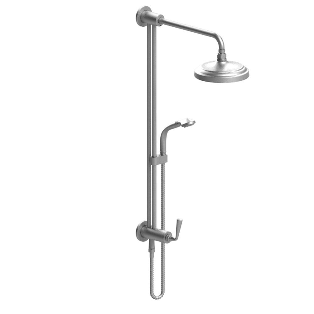 Rubinet 4UJS2 Bar With Iet At Diverter. Include 8 Shower Head, 12 Shower Arm, 30 Adjustable Slide Bar (Can Be Cut To Suit), Hand Held Shower Diverter