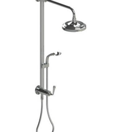 Rubinet 4UJS2 Bar With Iet At Diverter. Include 8 Shower Head, 12 Shower Arm, 30 Adjustable Slide Bar (Can Be Cut To Suit), Hand Held Shower Diverter - Parent