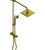 Rubinet 4UMQ1 Bar With Iet At Diverter, Include 8 Shower Head, 12 Shower Arm, 30 Adjustable Slide Bar (Can Be Cut To Suit), Hand Held Shower Diverter - Parent