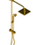 Rubinet 4UMQ1 Bar With Iet At Diverter, Include 8 Shower Head, 12 Shower Arm, 30 Adjustable Slide Bar (Can Be Cut To Suit), Hand Held Shower Diverter