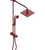 Rubinet 4UMQ1 Bar With Iet At Diverter, Include 8 Shower Head, 12 Shower Arm, 30 Adjustable Slide Bar (Can Be Cut To Suit), Hand Held Shower Diverter