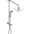 Rubinet 4UMQ1 Bar With Iet At Diverter, Include 8 Shower Head, 12 Shower Arm, 30 Adjustable Slide Bar (Can Be Cut To Suit), Hand Held Shower Diverter