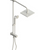 Rubinet 4UMQ1 Bar With Iet At Diverter, Include 8 Shower Head, 12 Shower Arm, 30 Adjustable Slide Bar (Can Be Cut To Suit), Hand Held Shower Diverter