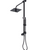 Rubinet 4UMQ2 Bar With Iet At Shower Head, Include 8 Shower Head, 12 Shower Arm, 30 Adjustable Slide Bar (Can Be Cut To Suit), Hand Held Shower Diverter