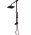 Rubinet 4UMQ2 Bar With Iet At Shower Head, Include 8 Shower Head, 12 Shower Arm, 30 Adjustable Slide Bar (Can Be Cut To Suit), Hand Held Shower Diverter