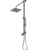 Rubinet 4UMQ2 Bar With Iet At Shower Head, Include 8 Shower Head, 12 Shower Arm, 30 Adjustable Slide Bar (Can Be Cut To Suit), Hand Held Shower Diverter